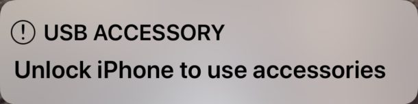 Cómo corregir el mensaje USB «Desbloquear el iPhone para utilizar accesorios
